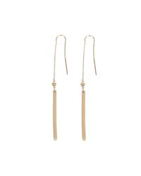Verve Jewelry - Metallic Sugar - All Gold-long Threader Earrings - Lyst