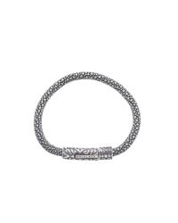 Nialaya - Multicolor Grey Stingray Bracelet With Silver Lock - Lyst