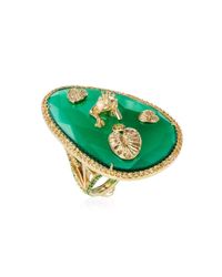 Maria Kovadi Fine Jewellery - Green Precious Pond Ring - Lyst