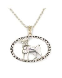 Donna Pizarro Designs - Metallic Sterling Boxer Necklace With 14kt Accent - Lyst