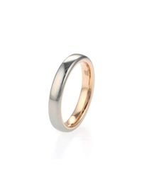 Prism Design - Metallic Titanium And Rose Gold Band - Lyst