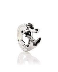 deVos Jewellery - Multicolor Side Anchor Ring - Lyst