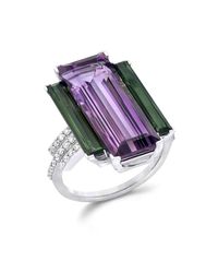 Ivanka Trump - Multicolor Empire Elongated Ring - Lyst