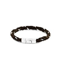 Tateossian - Scoubidou Weave Bracelet In Brown - Lyst