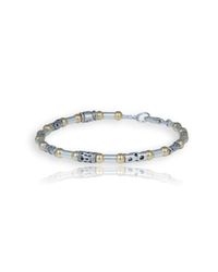 Lavan - Metallic Individual Mix Design Silver And Gold Bracelet - Lyst