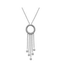 London Road Jewellery - Multicolor Portobello White Gold Diamond Fringe Pendant/necklace - Lyst