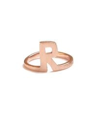 ZLABA - Multicolor Alphabet - R Ring - Lyst