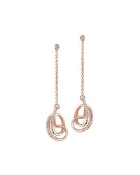 Fei Liu - Metallic 18kt Rose Gold Plated Serenity Drop Earrings - Lyst