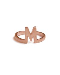 ZLABA - Multicolor Alphabet - M Ring - Lyst