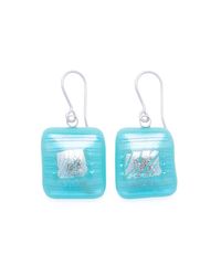 Hailstones Glass Jewels - Blue Ula Fine Art Glass Jewel Drop Earrings - Lyst