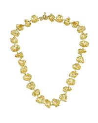 Joseph Lamsin Jewellery - Metallic Gold Vermeil Rippled Necklace - Lyst