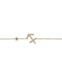 Latelita London - Metallic Sagittarius Zodiac Bracelet Gold - Lyst