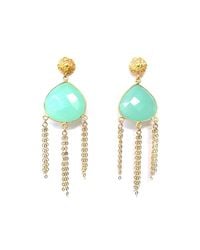 Radha - Blue Aqua Colored Dreams Earrings - Lyst