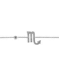 Latelita London - Metallic Scorpio Zodiac Bracelet Silver - Lyst