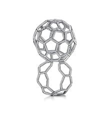 Goldneilson - Metallic Air Sphere Dia Plat Ring - Lyst