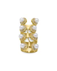 Qiyada Jewelry - Multicolor Khali Pearl Ring - Lyst
