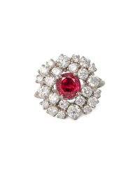 Katherine LeGrand Custom Goldsmith - Multicolor Art Deco Ruby Ring - Lyst