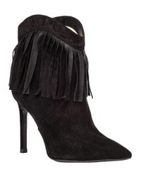 Roberto Festa - Black 10083 Suede Fringed Boot - Lyst