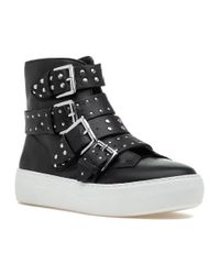 J/Slides - Yellow Aghast Sneaker Black Leather - Lyst