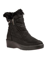 Pajar - Veronica Snow Boot Black Fabric - Lyst