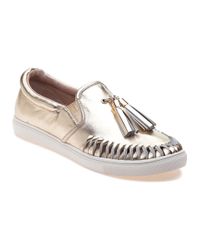 J/Slides - Multicolor Cheyenne Platino Leather Slip On - Lyst