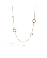 John Hardy | Metallic Station Necklace | Lyst
