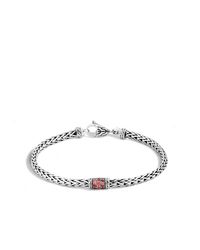 John Hardy | Metallic Classic Chain Bracelet With Gemstone | Lyst