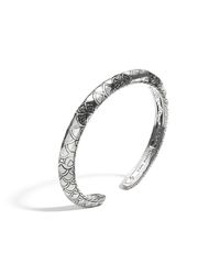 John Hardy | Metallic Naga Kick Cuff With Black Sapphire | Lyst