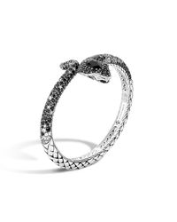 John Hardy | Metallic Cobra With Black Chalcedony | Lyst