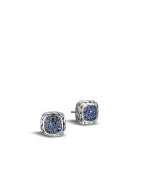 John Hardy | Classic Chain Stud Earring With Blue Sapphire | Lyst
