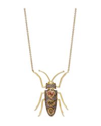 Daniela Villegas - Yellow Aine Gold Necklace - Lyst