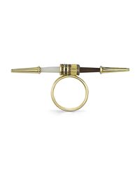 Daniela Villegas | Metallic Husos Con Piruros Ring | Lyst