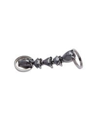 Luis Morais - Black Diamond Snake Ring - Lyst
