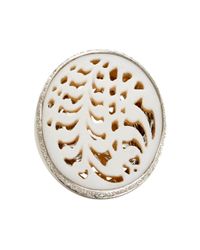 Wilfredo Rosado - White Lace Cameo Ring - Lyst