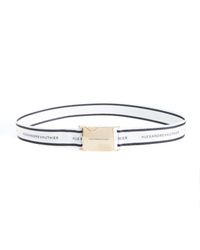 Alexandre Vauthier - White Striped Belt - Lyst