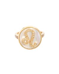 Carolina Bucci - Metallic Lucky Zodiac Leo Gold Ring - Lyst