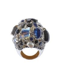 Sylvie Corbelin - Metallic Black Multi Gemstone Ring - Lyst