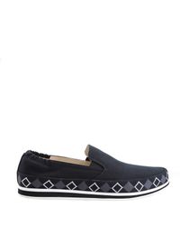 Prada - Technical Black Slip On Sneaker - Lyst