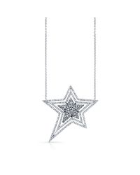 Susan Foster - Metallic White Gold Diamond Star Necklace - Lyst