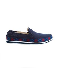 Prada - Blue Technical Navy Slip On Sneaker for Men - Lyst