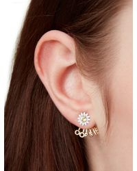 Lyst Kate Spade New York Say Yes Oopsie Daisy Ear Jacket In White Gallery