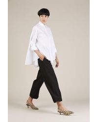 MM6 by Maison Martin Margiela - White Swing Back Button Down - Lyst