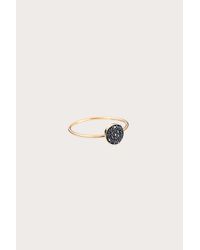 Ginette NY - Multicolor Mini Black Diamond Ever Disc Ring - Lyst