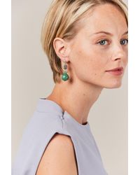 Pamela Love - Green Stone Persephone Earrings - Lyst