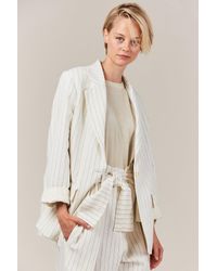 Studio Nicholson - Multicolor Pinstripe Blazer - Lyst