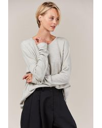 Studio Nicholson Gray Sivan Knit Sweater