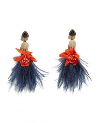 Lizzie Fortunato | Blue Garden Party Earrings | Lyst