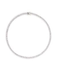 CZ by Kenneth Jay Lane | Metallic Baguette Cut Cubic Zirconia Choker Necklace | Lyst