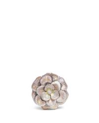 Judith Leiber | Multicolor Magnolia Sweet Bay' Crystal Pavé Minaudière | Lyst