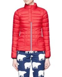 Perfect Moment | Red Mini Duvet Quilted Down Ski Jacket | Lyst